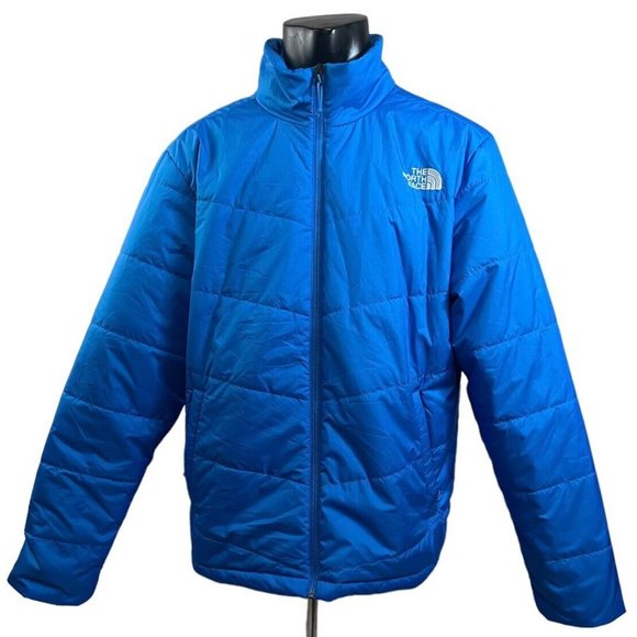 The North Face, Jackets & Coats, The North Face Junction Insulated Puffer  Jacket Clear Lake Blue Mens Size Large